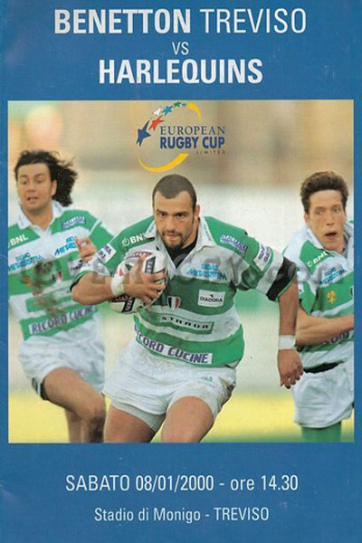 2000 Benetton Treviso v Harlequins  Rugby Programme